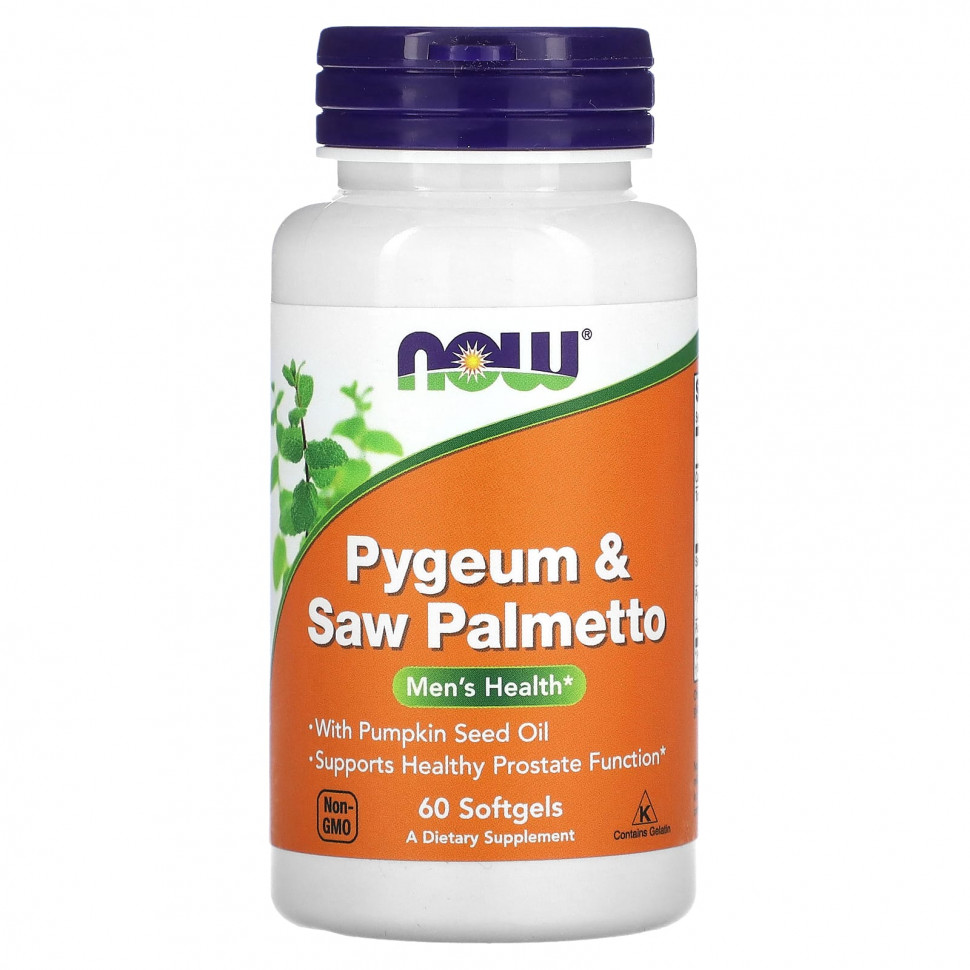 NOW Foods, Pygeum & Saw Palmetto,   , 60    2240