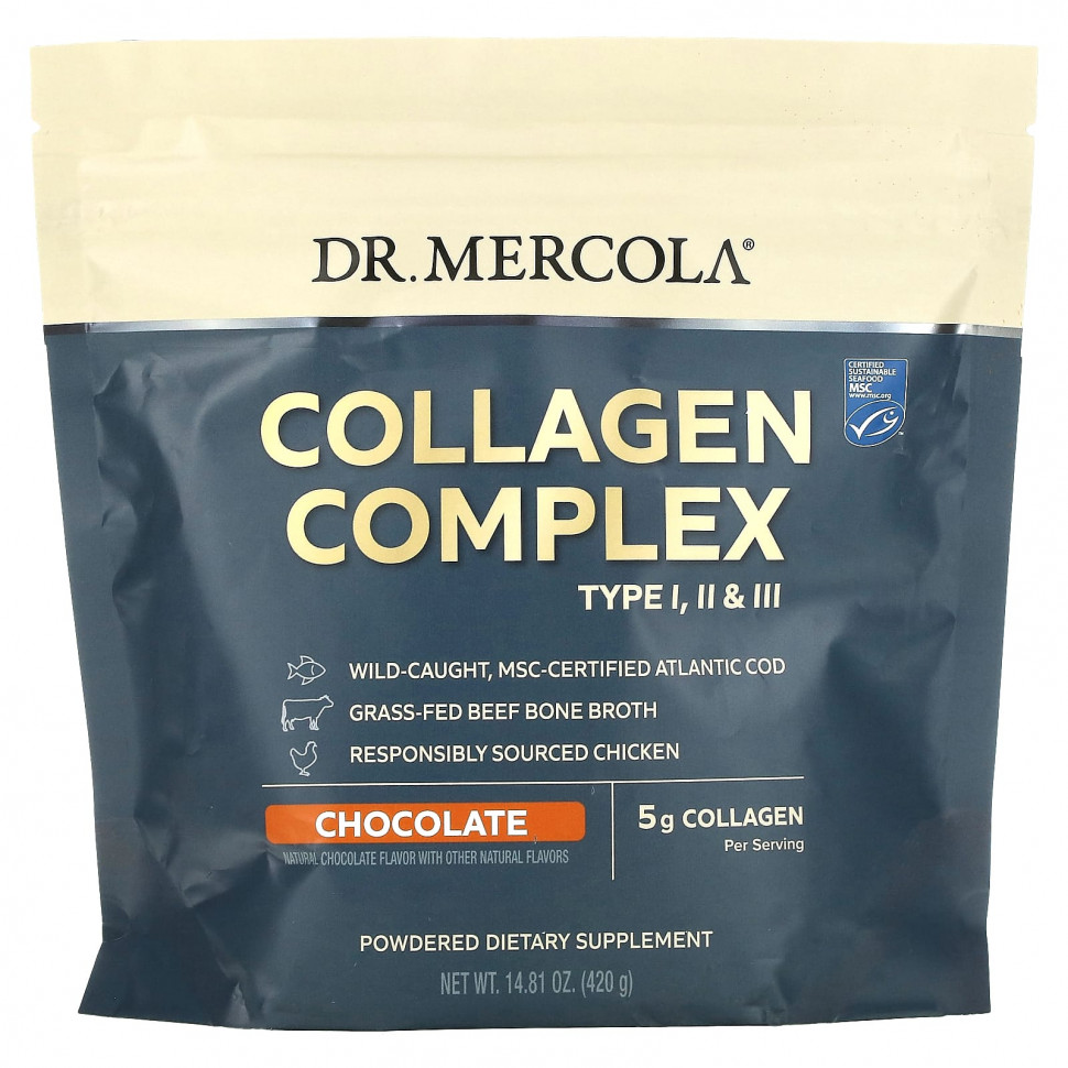 Dr. Mercola, Collagen Complex Type l, ll & lll, , 5 , 420  (14,81 )  10500