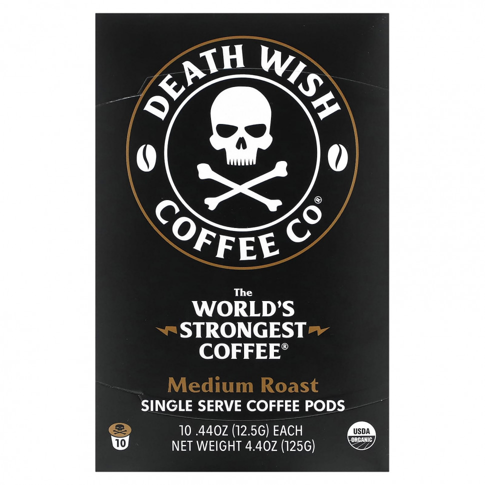 Death Wish Coffee, The World's Strongest Coffee,     ,  , 10   12,5  (44 )  4030