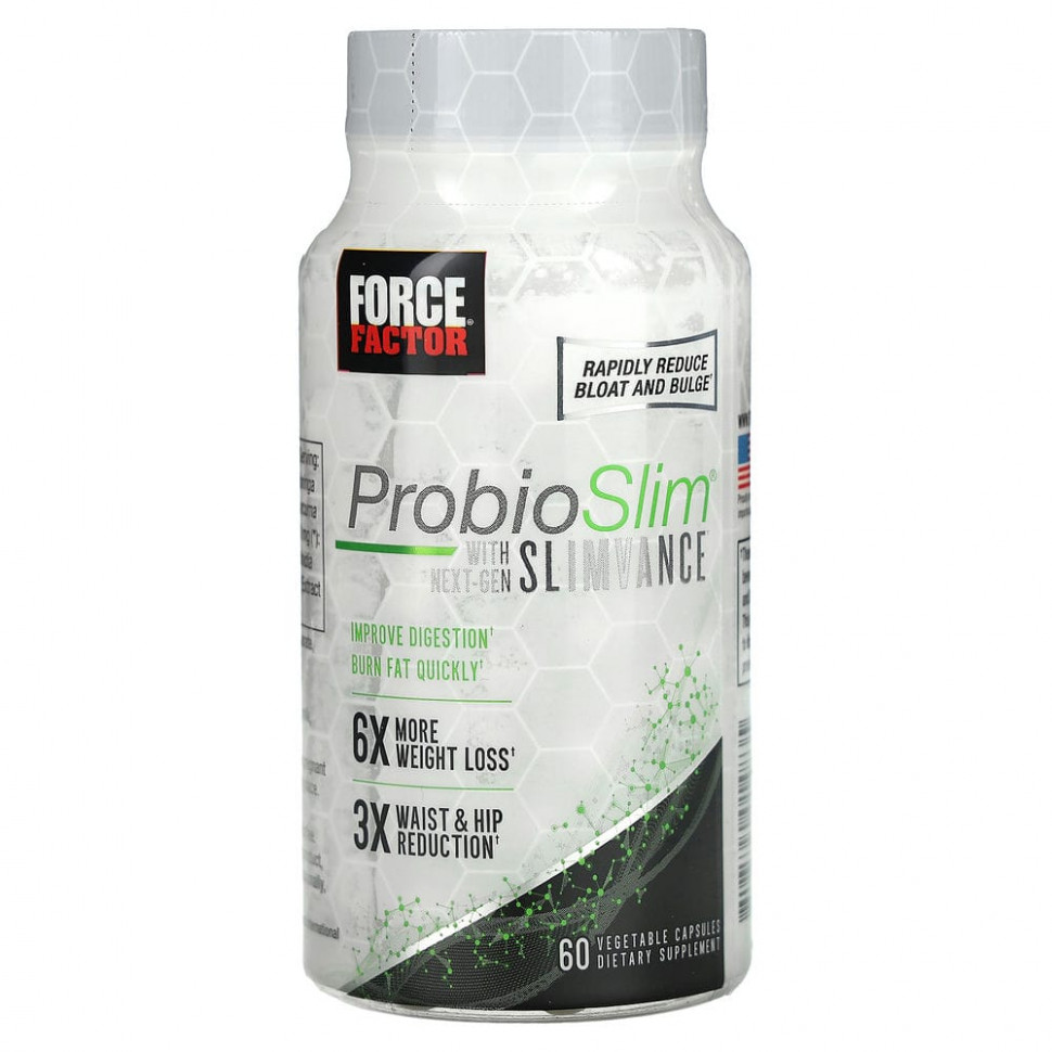 Force Factor, ProbioSlim + Next-Gen SLIMVANCE, 60   4260