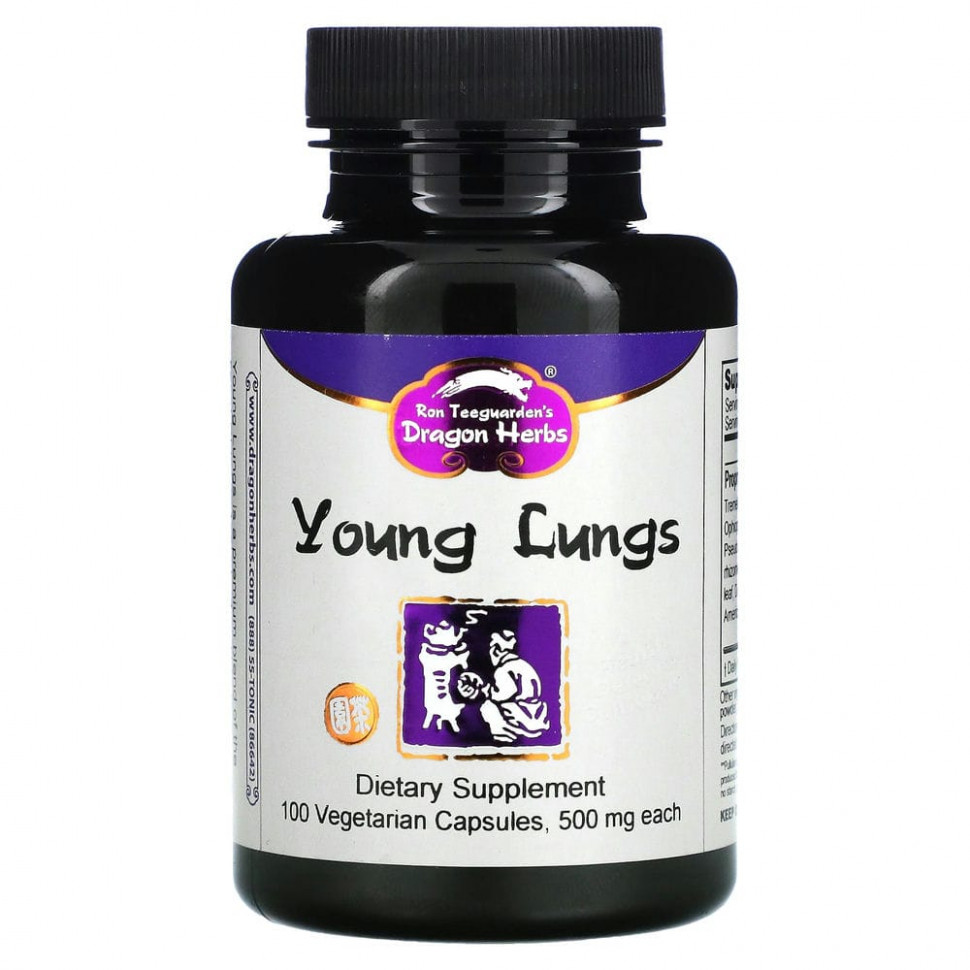 Dragon Herbs, Young Lungs, 500 , 100    4340