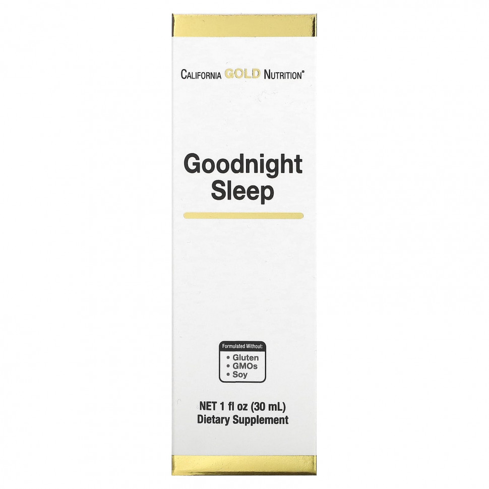 California Gold Nutrition, Goodnight Sleep,    , 30  (1 . )  1600