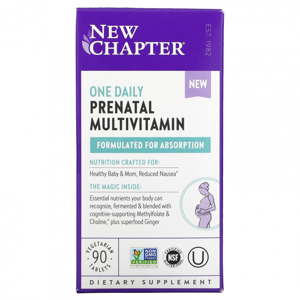 New Chapter, One Daily Prenatal Multivitamin,    , 90    8540