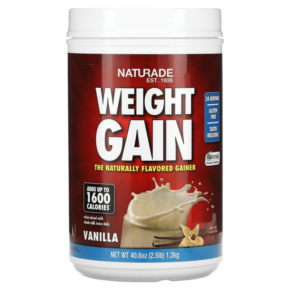 Naturade, Weight Gain,    , , 1,1  (2,5 , 40,6 )  7490