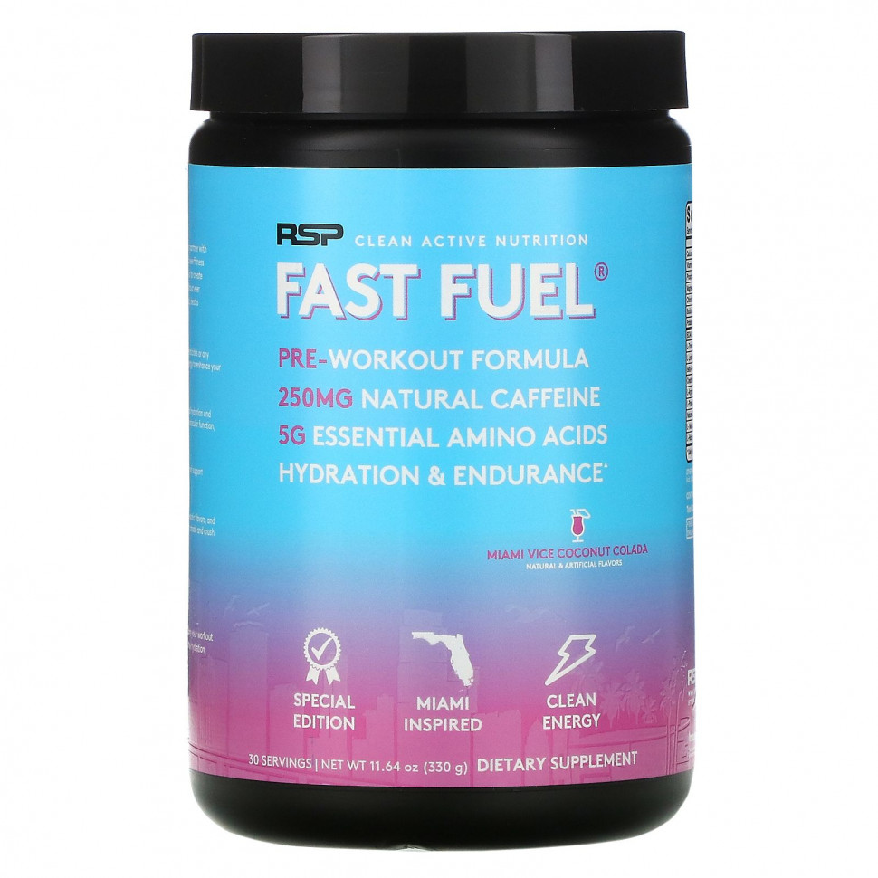 RSP Nutrition, Fast Fuel,   ,    ,     Miami Vice, 330  (11,64 )  3570