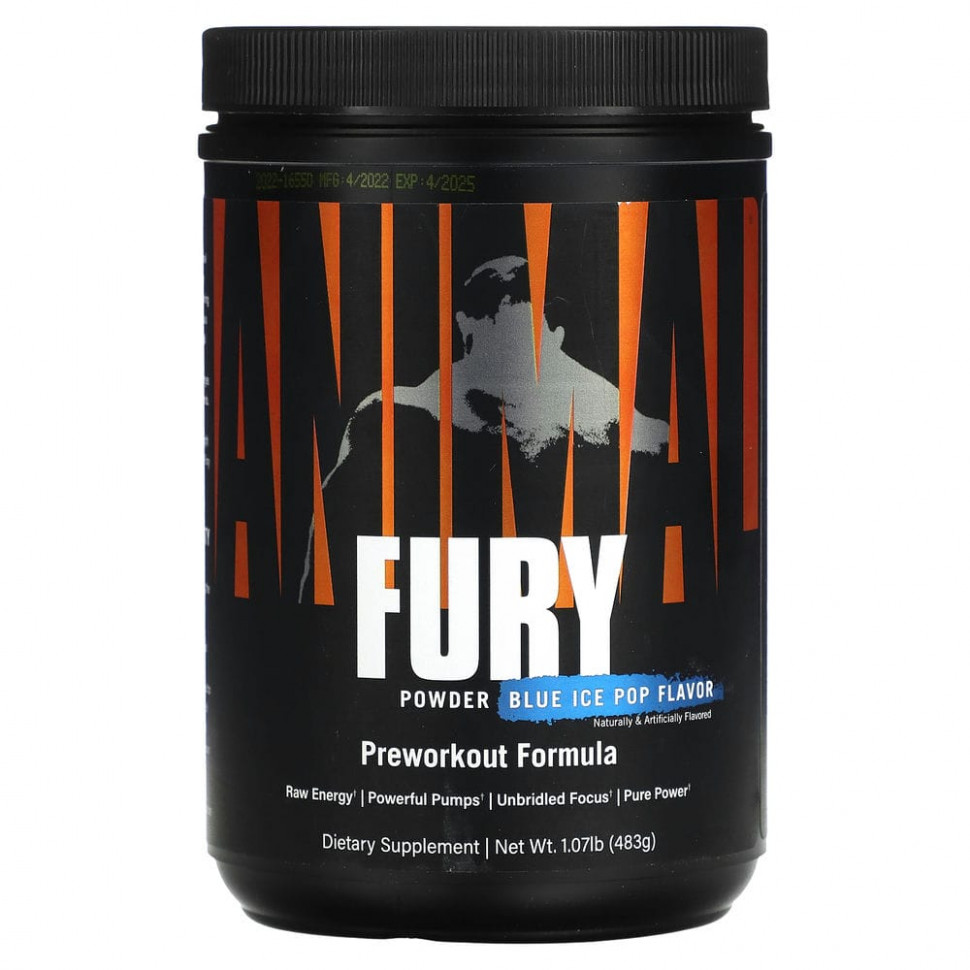 Animal, Fury Powder, Blue Ice Pop, 483  (1,07 )  7800