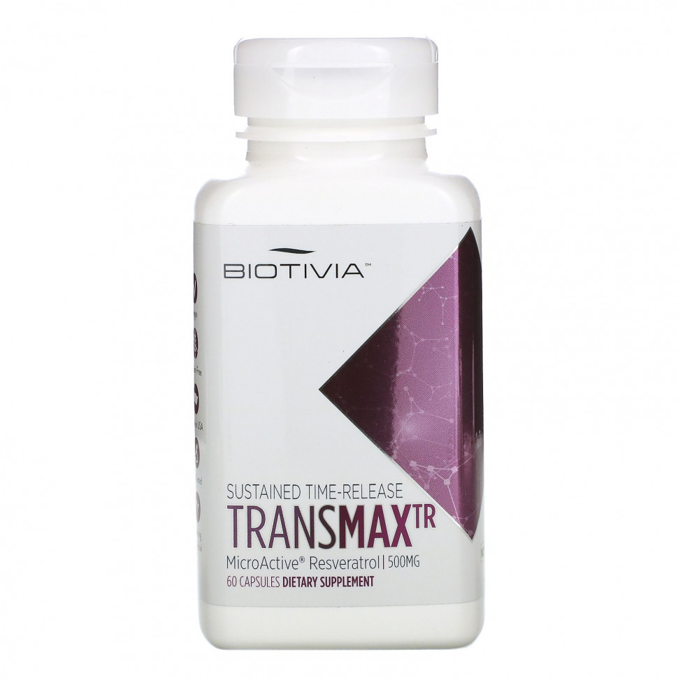 Biotivia, TransmaxTR,  MicroActive, 500 , 60   16930