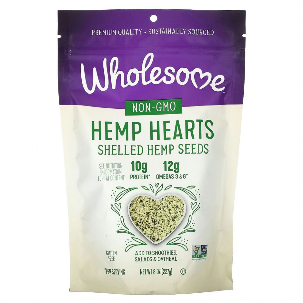 Wholesome Sweeteners, Hemp Hearts,    , 227  (8 )  1720