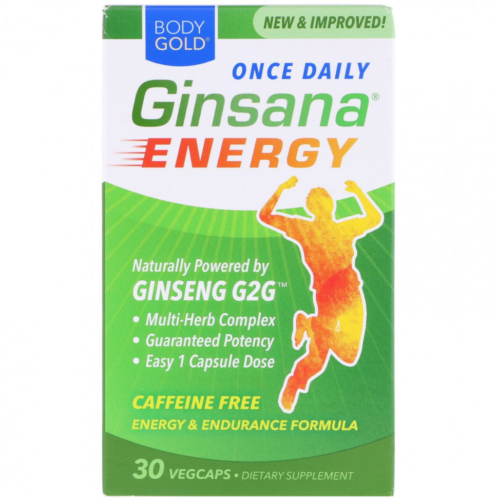 BodyGold, Ginsana Energy,  , 30    1610