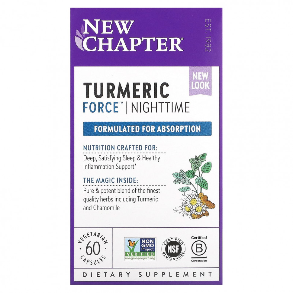 New Chapter, Turmeric Force,    , 60    5940