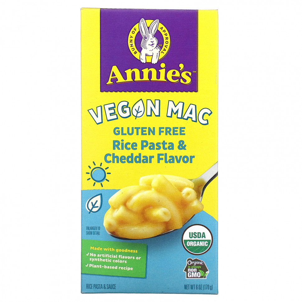 Annie's Homegrown, Vegan Mac,    ,  , 170  (6 )  1210