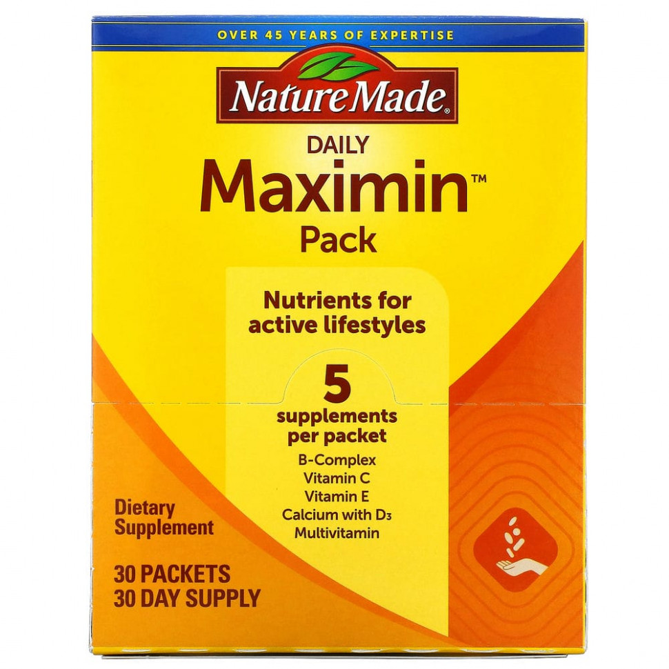 Nature Made, Daily Maximin Pack,   , 6   , 30   4420