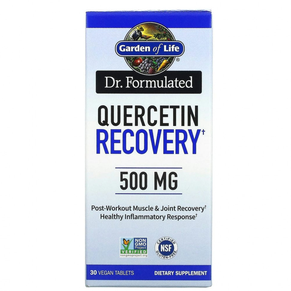  IHerb () Garden of Life,  Formulated, Quercetin Recovery, 500 , 30  , ,    3940 