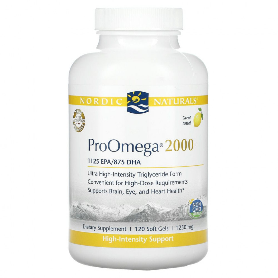 Nordic Naturals, ProOmega 2000, , 1,250 , 120    13960