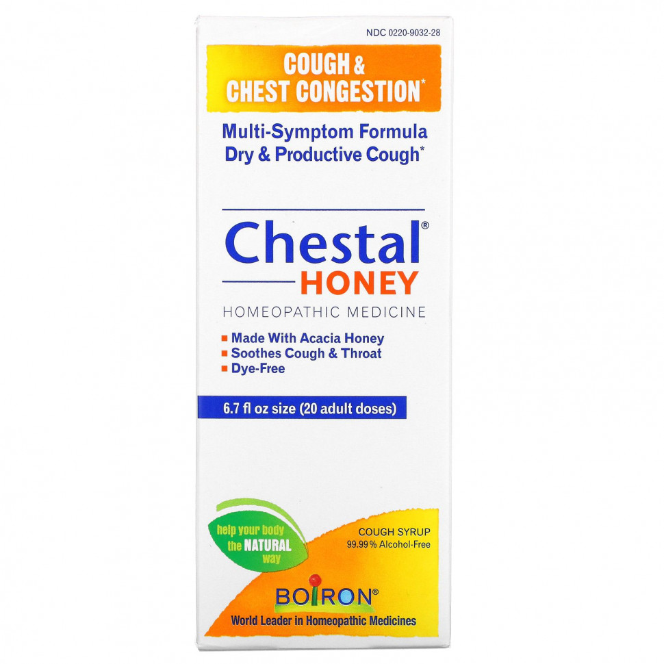 Boiron, Chestal Honey, Cough & Chest Congestion, 6.7 fl oz (20 adult doses)  2620