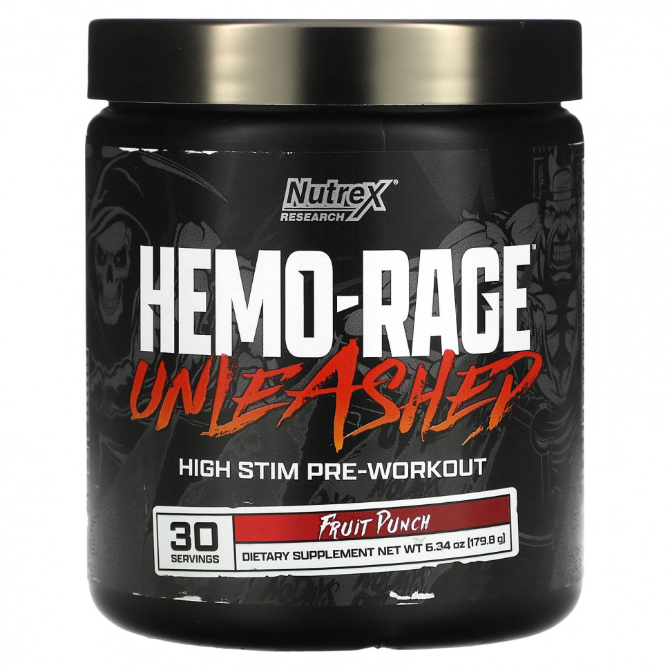 Nutrex Research, Hemo-Rage, Unleashed,     ,  , 179,8  (6,34 )  5000