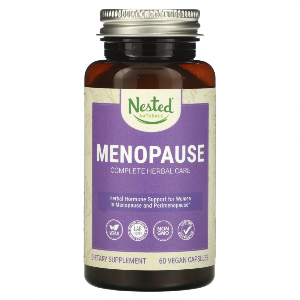 Nested Naturals, Menopause Complete Herbal Care, 60    3110