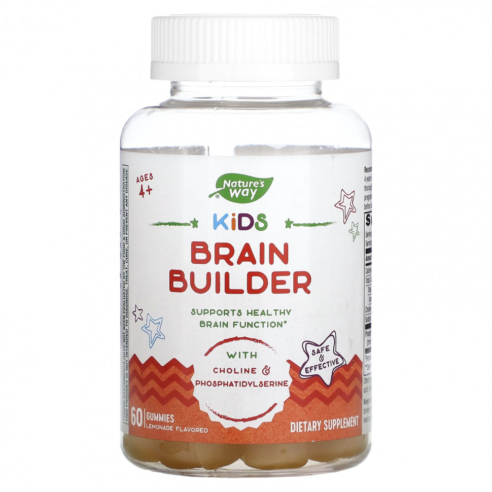 Nature's Way, Kids Brain Builder,    4 , , 60    2980