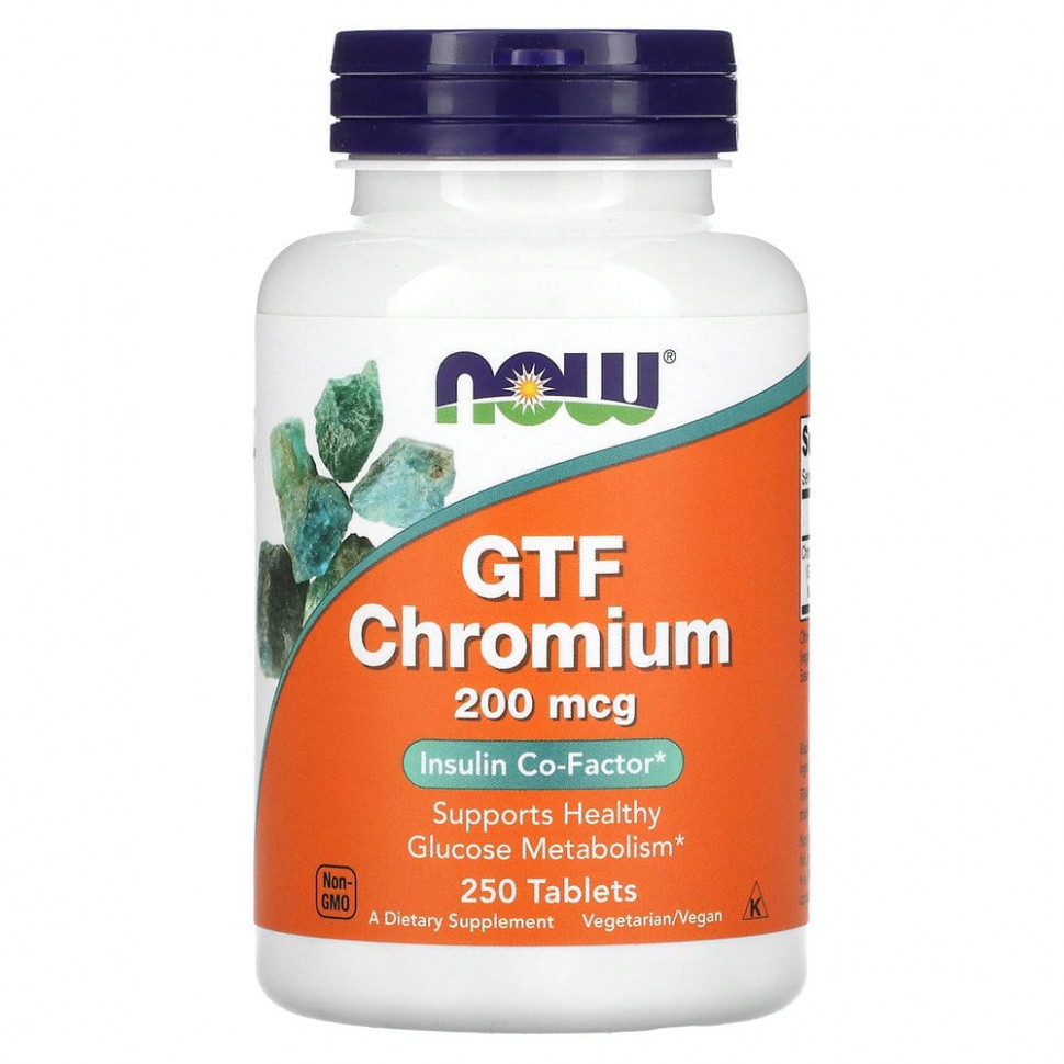 NOW Foods, GTF Chromium, 200 , 250   2160