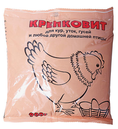 Кормовая добавка Крепковит для кур, уток и гусей 900 гр  119р