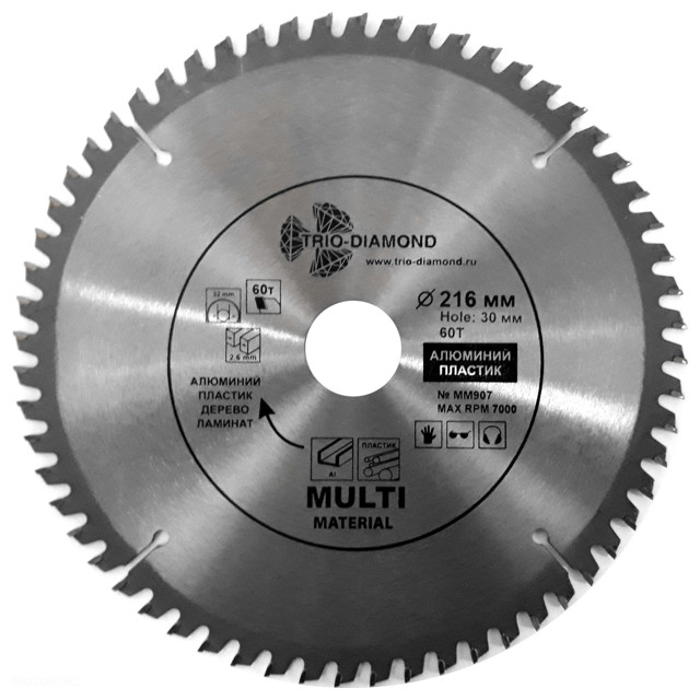 ���� ���� ������� TRIO-DIAMOND MultiMaterial 216�30�� 60������, ����, ������ ������ �� 1295 ���