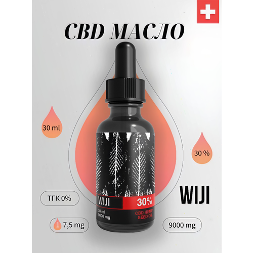 WIJI CBD  Hemp Seed Oil 30% 30 ml, , ,    4940 