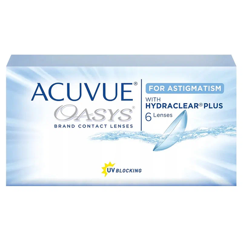   ACUVUE OASYS For Astigmatism with Hydraclear Plus., 6 ., R 8,6, D +5,CYL:-0,75,A:100 2367