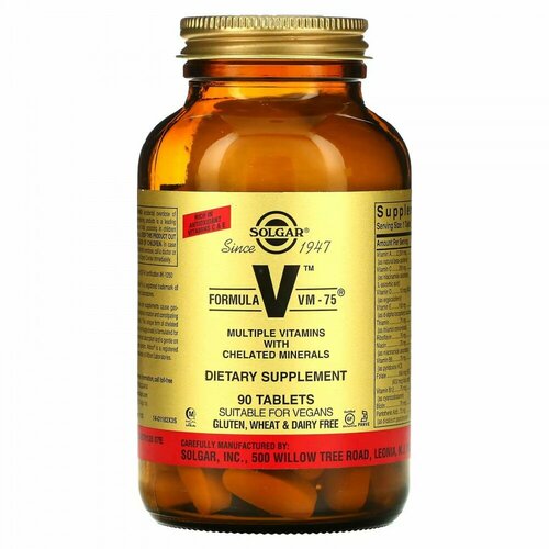 Solgar, Formula V, VM-75,     , 90  4100