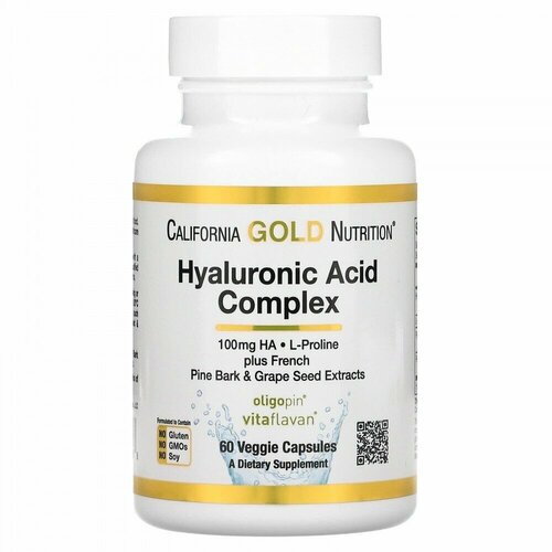 California Gold Nutrition Hyaluronic Acid Complex, 150 , 50 , 60 . 948