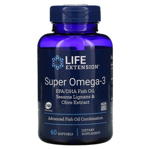  Life Extension Super Omega 3 Epa/Dha Fish oil      , 160 , 60 . 2890