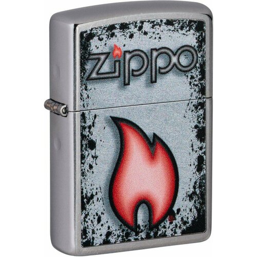  ZIPPO Flame Design   Street Chrome, /, , 38x13x57  5460