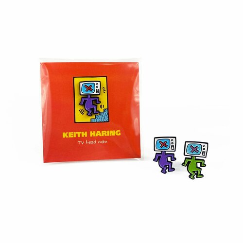   / Little Pins / Keith Haring - TV Head Man /  /  749