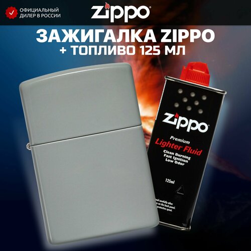   ZIPPO 49452 Classic Flat Grey +     125  4553