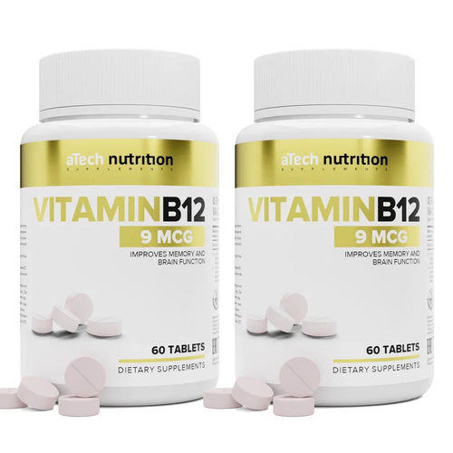  2   B 12, () 9  aTech nutrition 60 + 60 , ,    599 