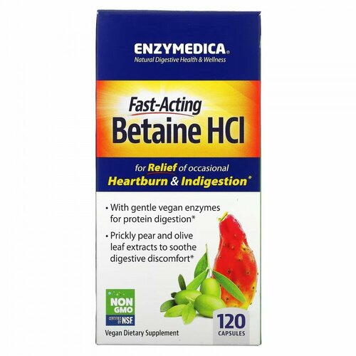 Enzymedica Betaine HCL 120 caps /    120  3850