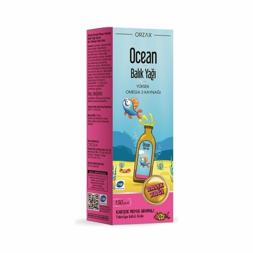 ORZAX OCEAN FISH OIL SYRUP 150 ML;      - 150  1769