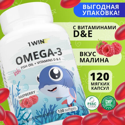   3  1WIN Omega-3   ,    3 (D)  ,   , 120 , ,    824 