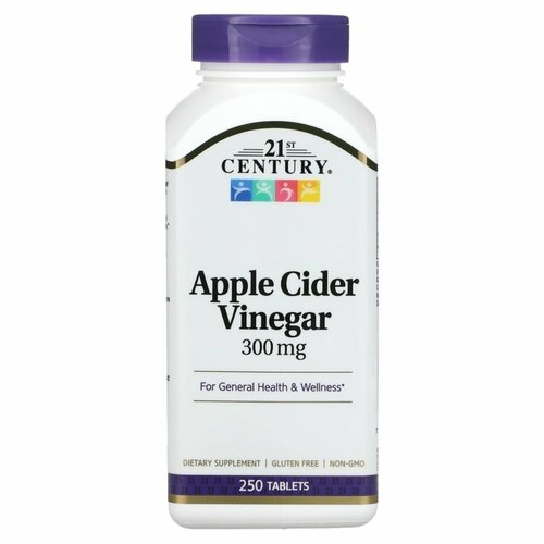 �������� �����, 21st Century Apple Cider Vinegar 300 mg 250 ��������, ����, ������ ������ �� 6717 ���