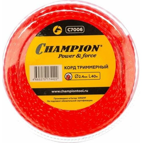 CHAMPION  . Twisted Square 2.4* 40 ( ) C7006  1004