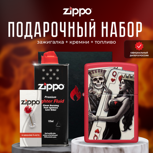  ZIPPO   (   Zippo 48624 Skull King Queen Beauty +  +  125  ) 6623