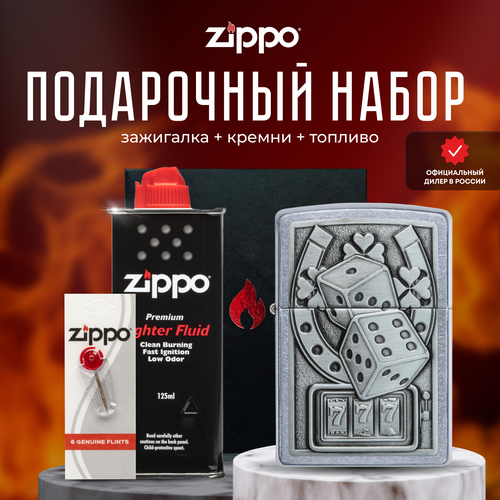 ZIPPO   (   Zippo 49294 Lucky 7 Emblem +  +  125  ), ,    9070 