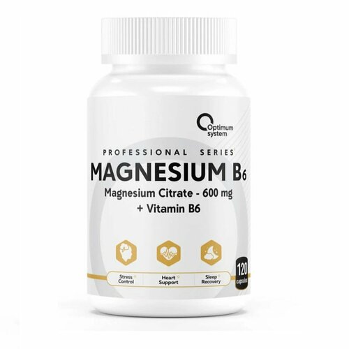 Optimum System Magnesium B6 120  (Optimum System) 1012