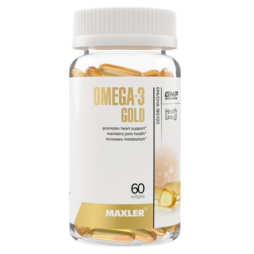 -3  Maxler Omega-3 Gold 60  (USA) 803