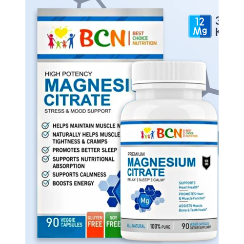   BCN Magnesium Citrate 400 , 90 . 590