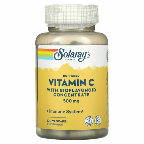 Buffered Vitamin C with Bioflavonoid concentrate ( ) 500  100  (Solaray) 2100