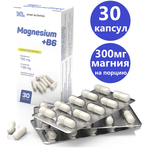  6 XL Magnesium + B6,     6, 30  219