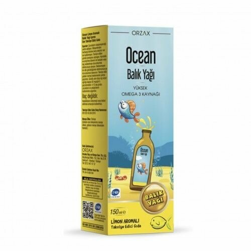 ORZAX OCEAN FISH OIL SYRUP 150 ML;       150  1090