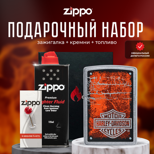  ZIPPO   (   Zippo 49658 Harley-Davidson +  +  125  ), ,    6963 