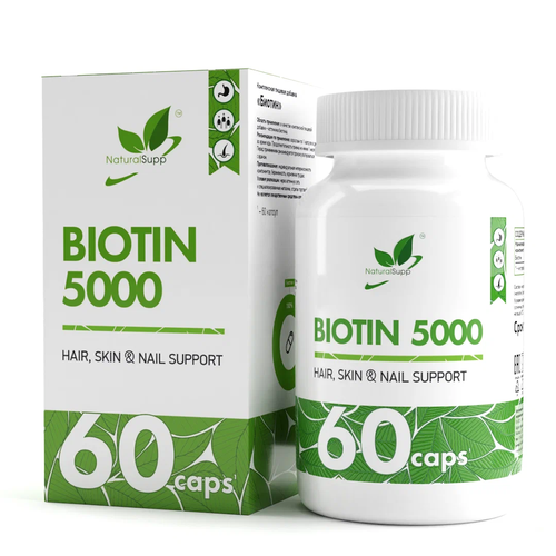 NaturalSupp Biotin ., 5000 , 100 , 60 . 499