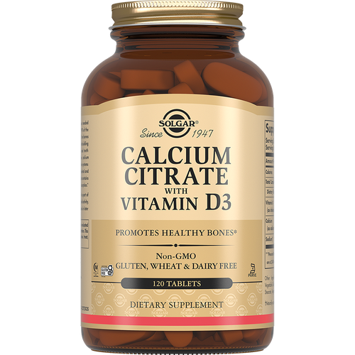 Solgar Calcium Citrate with Vitamin D3  120  2170